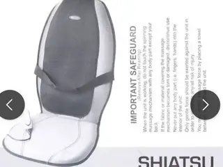 OBH Nordica shiatsu massagepude, type 6088