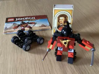 Lego Ninjago nr. 30533 en figur og 3 sæt hjul