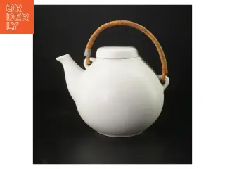 Hvid keramisk tekande (str. Ø 17 cm)