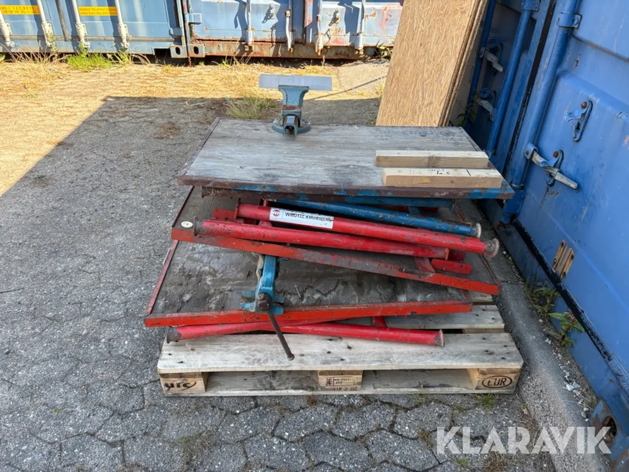 Billede 2 - Foldbar arbejdsbænk med skruestik Ridgid - 3 styk