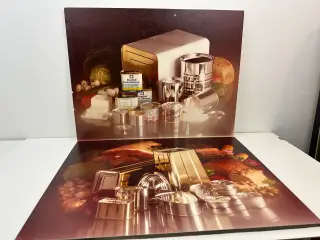 2 stk. originale foto-kunsttryk på plade (retro)