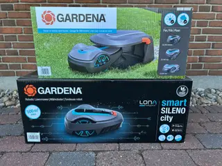 >NY< GARDENA Smart SILENO City 500 LONA med garage