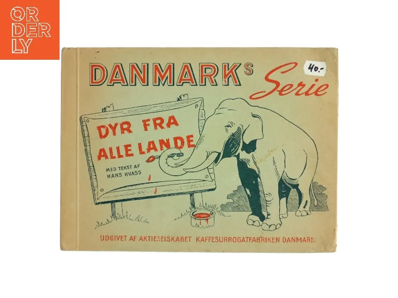 Billede 1 - Ricks billedlbum Dyr fra alle lande af Hans Hvass (Bog)
