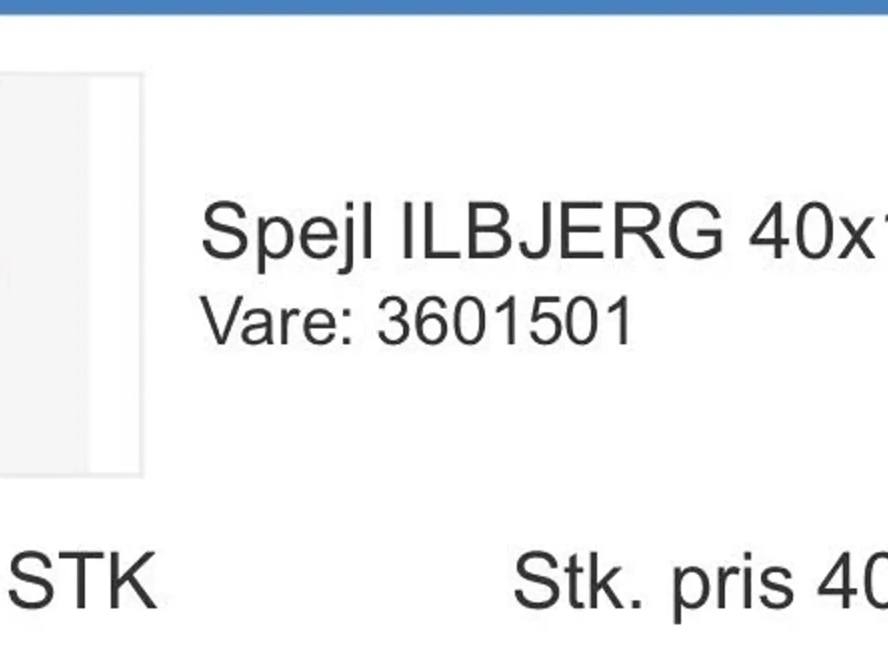 Billede 3 - Sort spejl til entré o.lign.
