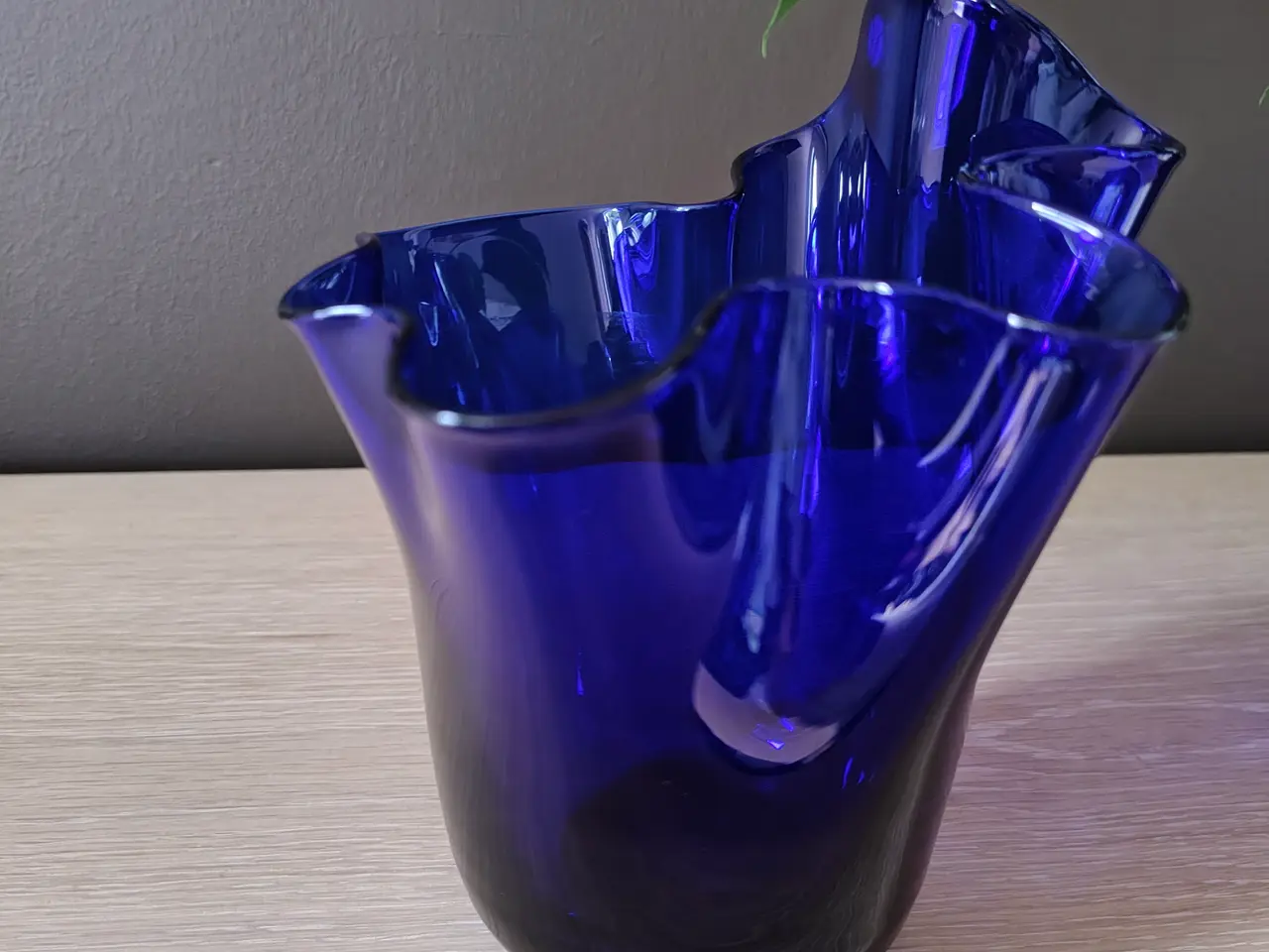 Billede 1 - Flot blå tulipan vase fra Anker Iversen