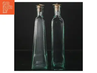 Glasflasker med metalprop (str. 25 cm)