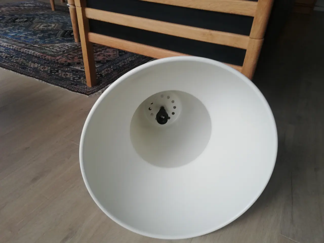 Billede 3 - Kæmpe Stor Værkstedslampe råhvid 50cm