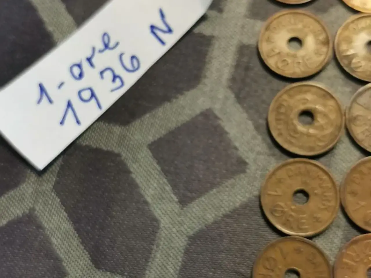 Billede 3 - 25 stk 1øre 1936