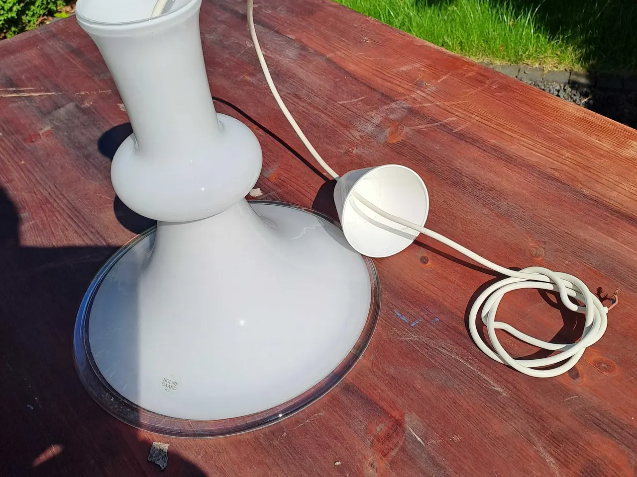 Billede 2 - Holmegård, hvid, Ø30 cm