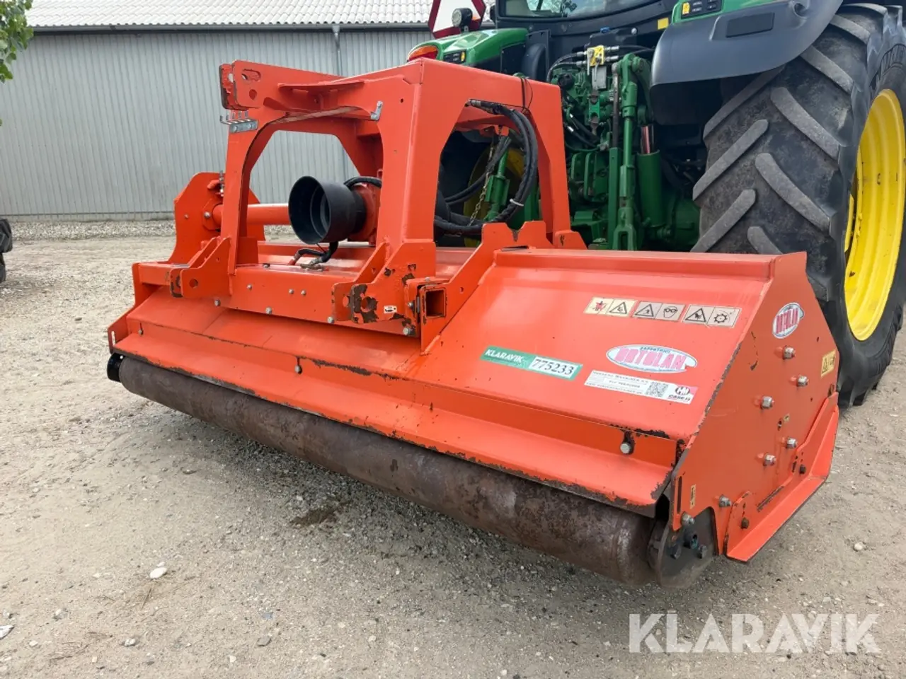 Billede 1 - Front og bagmonteret slagleklipper Ortolan T40250R