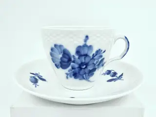 Blå Blomst Flettet Kaffekop nr. 10-8261. sortering 2