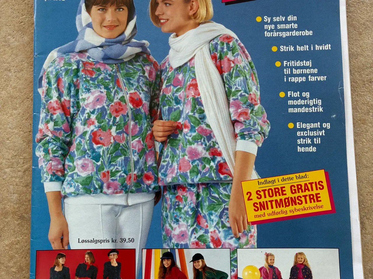 Billede 1 - Ingelise sy & strik blad 1992