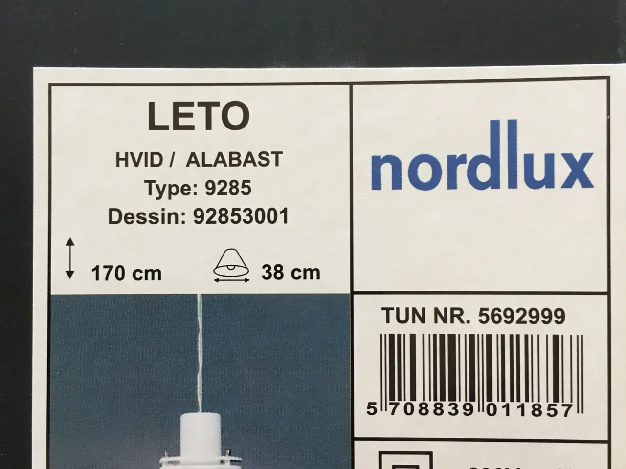 Billede 3 - Loftlampe Nordlux