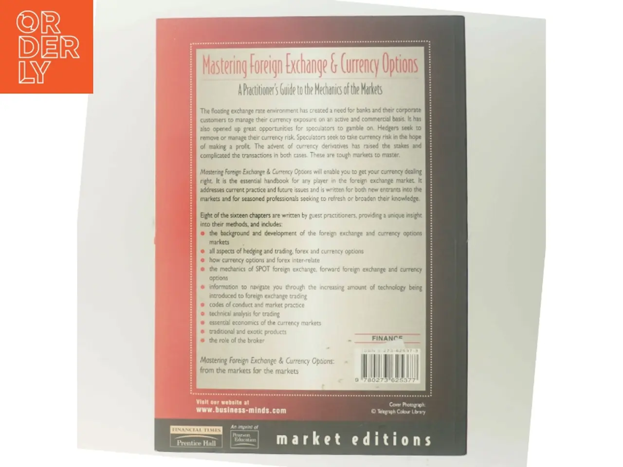 Billede 3 - Mastering Foreign Exchange & Currency Options af Francesca Taylor (Bog)