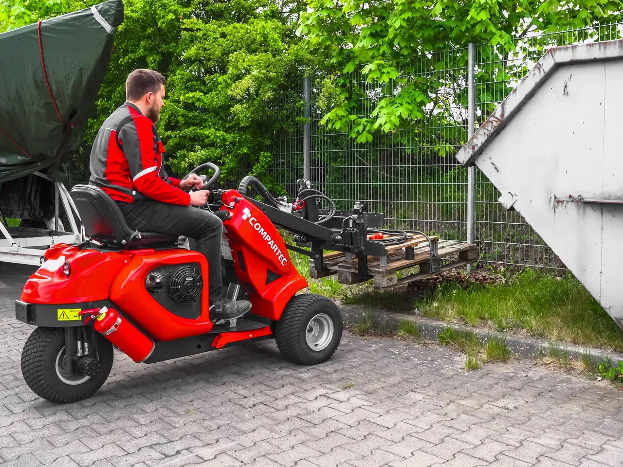 Billede 15 - Weidemaster Mini 0.4 minilæsser - 350 kg, benzin