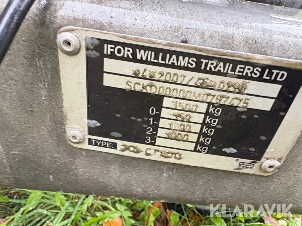 Billede 6 - Vippetrailer IFOR WILLIAMS CT 167
