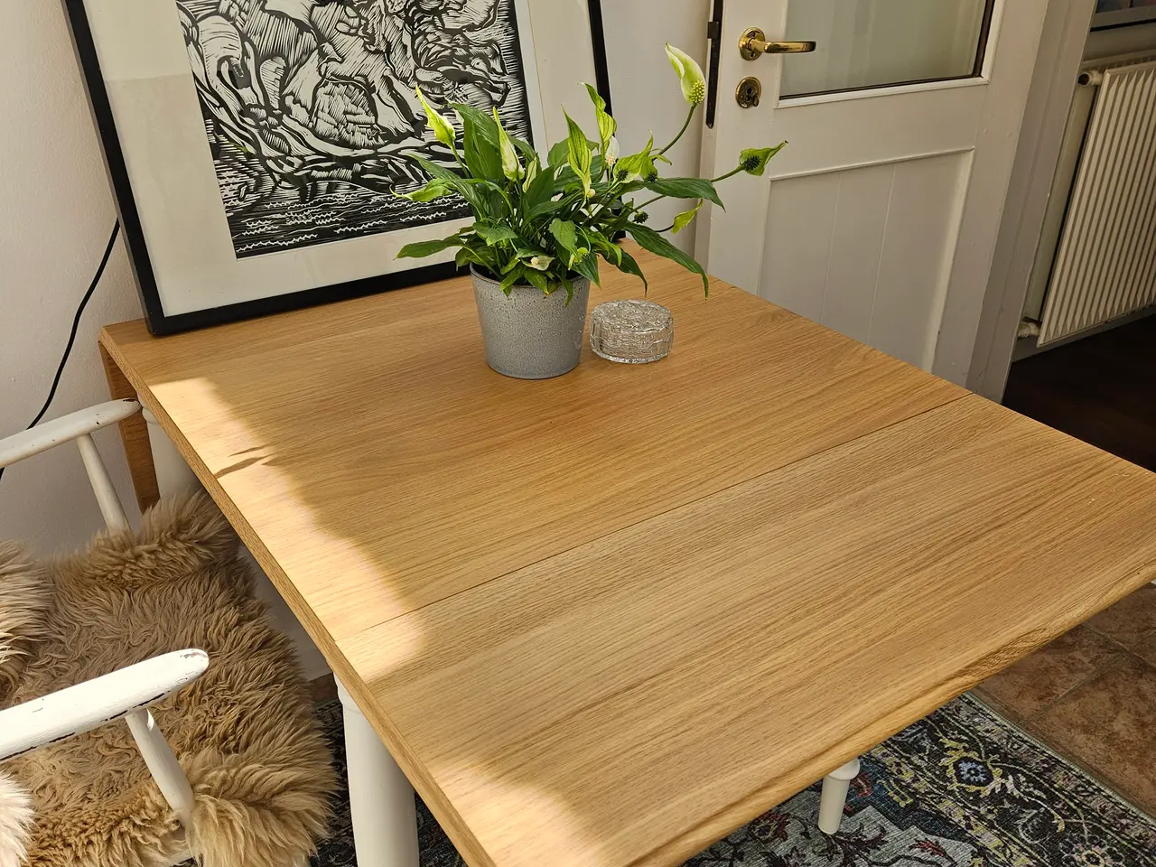 Billede 3 - Spisebord med to plader.