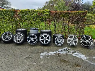 Blandet dæk og fælge 