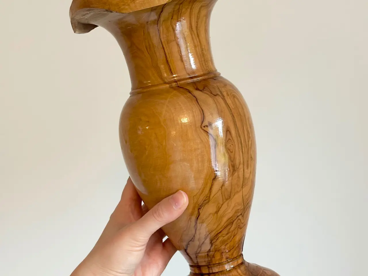 Billede 5 - Stor vase, træ
