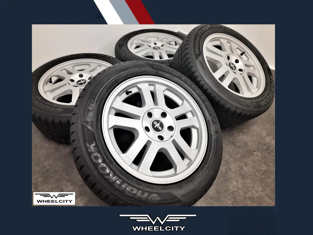 Billede 7 - 5x114,3 17" ET45 Ford Mustang GT vintersæt