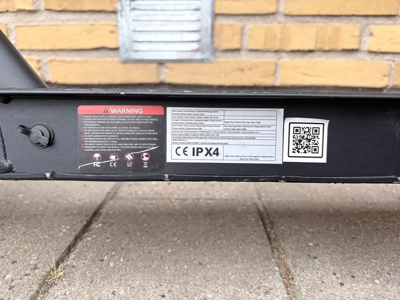 Billede 8 - E-WHEELS El-løbehjul 