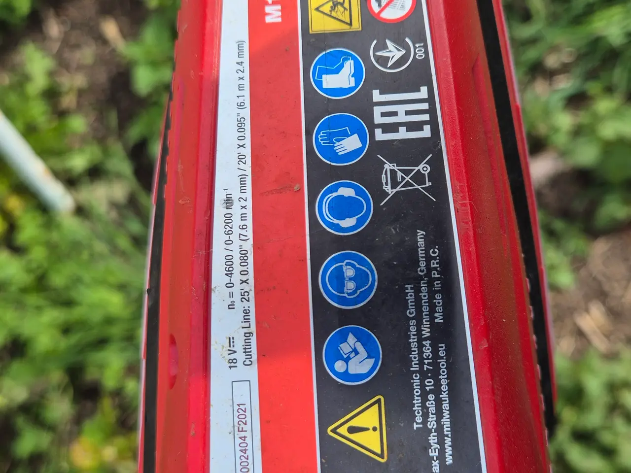 Billede 3 - Milwaukee Græstrimmer M18 BLLT-0