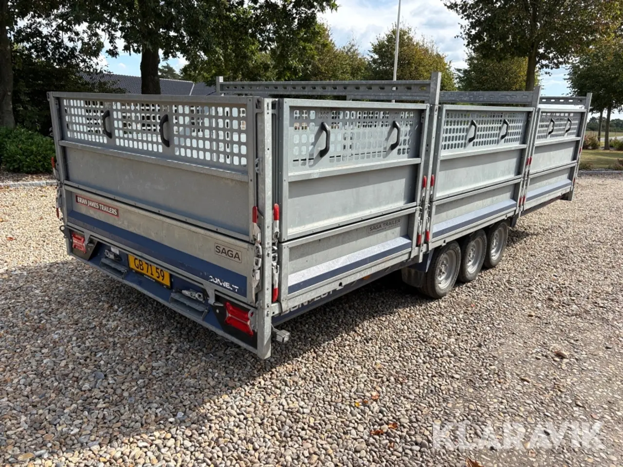 Billede 5 - Trailer Brian James Cargo Connect - med aluramper og høje sider