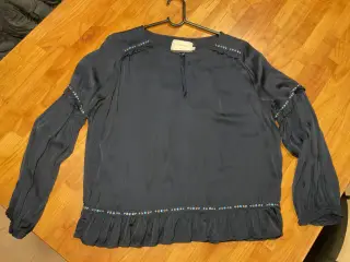 Munthe bluse blå størrelse L