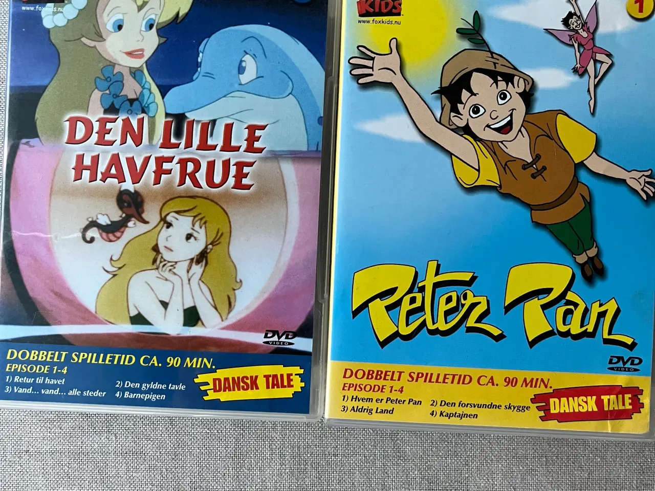 Billede 1 - DVD FOX Kids den lille havfrue og Peter Pan