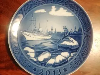 Royal Copenhagen juleplatte 2013