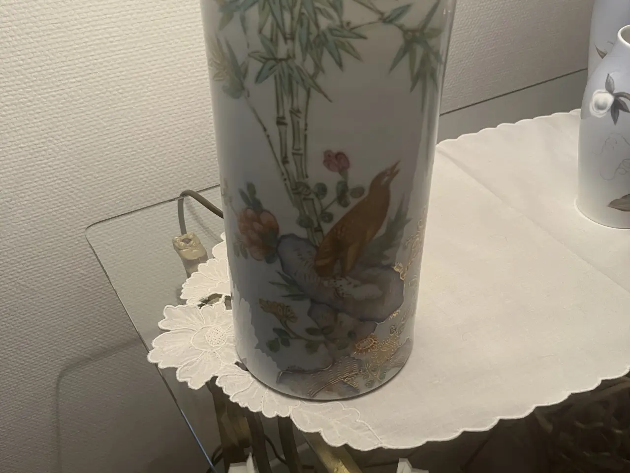 Billede 2 - Flot lampe med skærm
