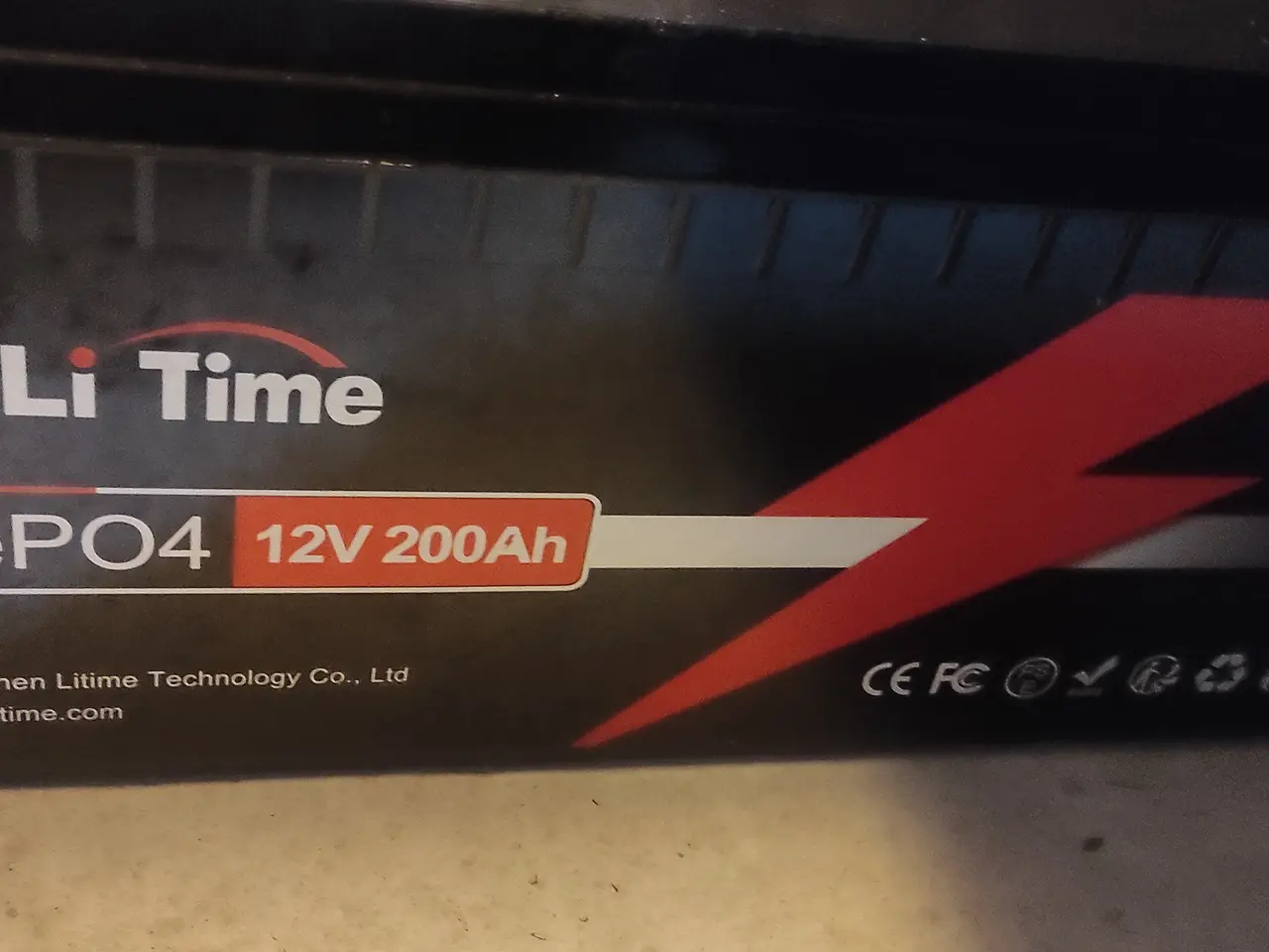 Billede 1 - LiTime 12V 200Ah LiFePO4-batteri – 2 års garanti