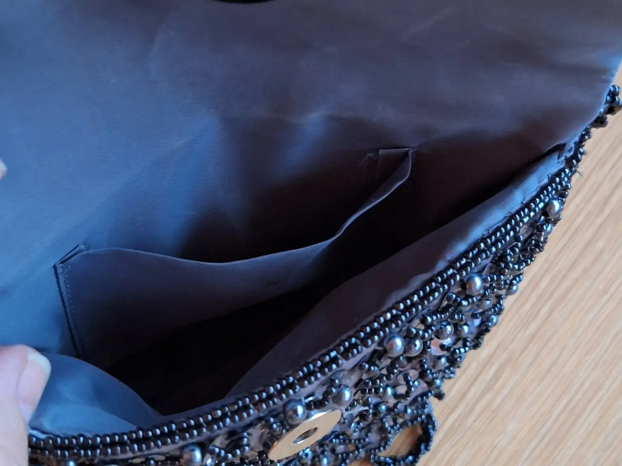Billede 6 - Sort perle taske
