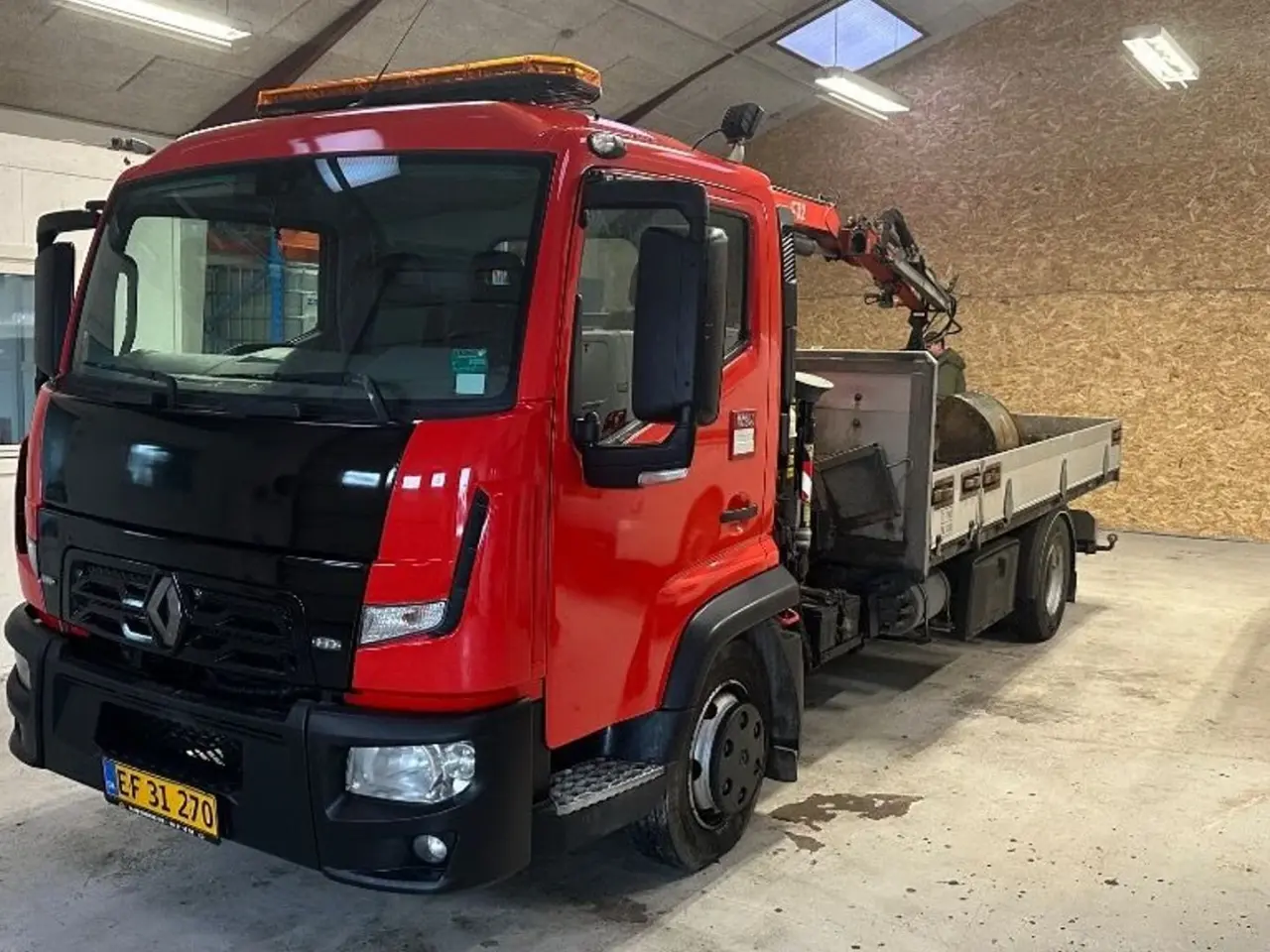 Billede 1 - Renault R 7,5 - 180 lastbil med kran