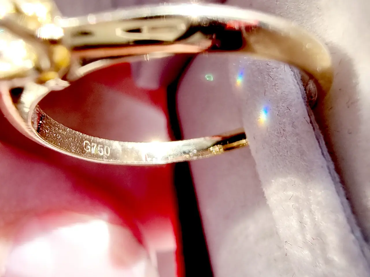 Billede 9 - 18 karat guldring 0.60 carat diamant