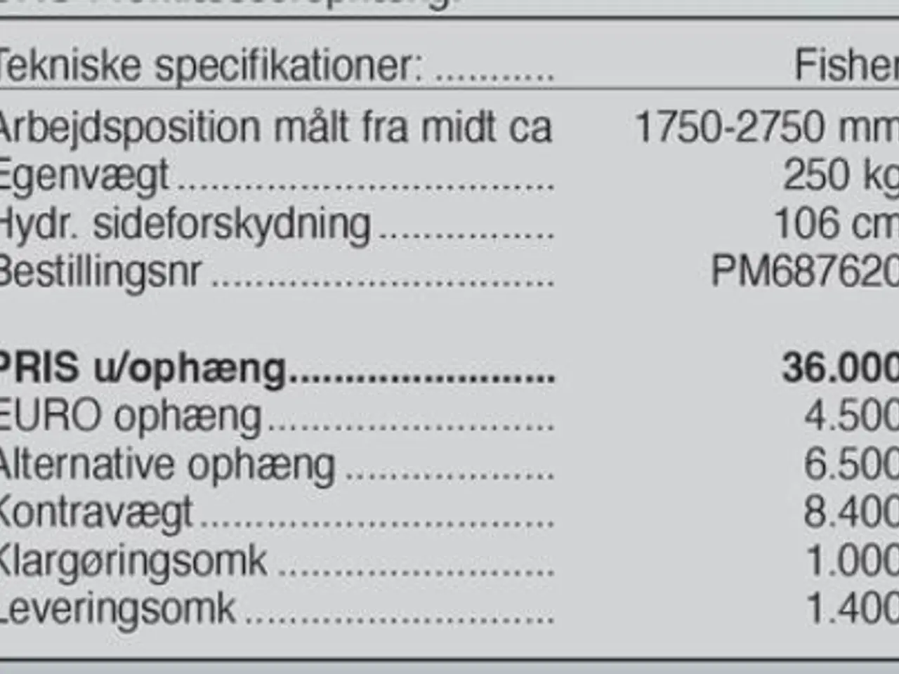 Billede 8 - SaMASZ Fisher Hydraulisk Arm