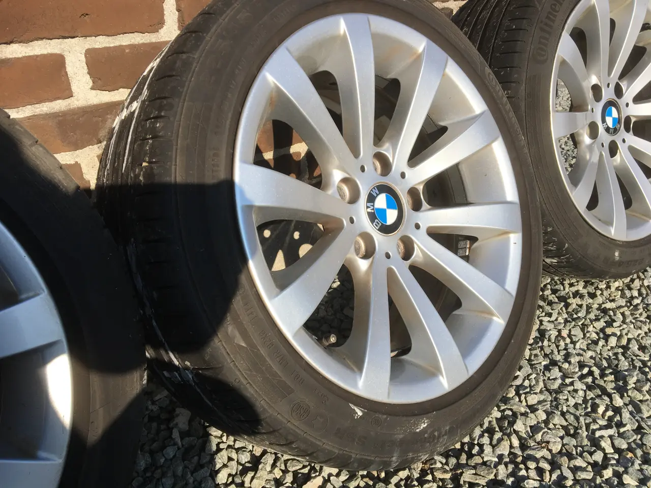 Billede 3 - Sommerdæk 17 tommer med originale BMW alufælge