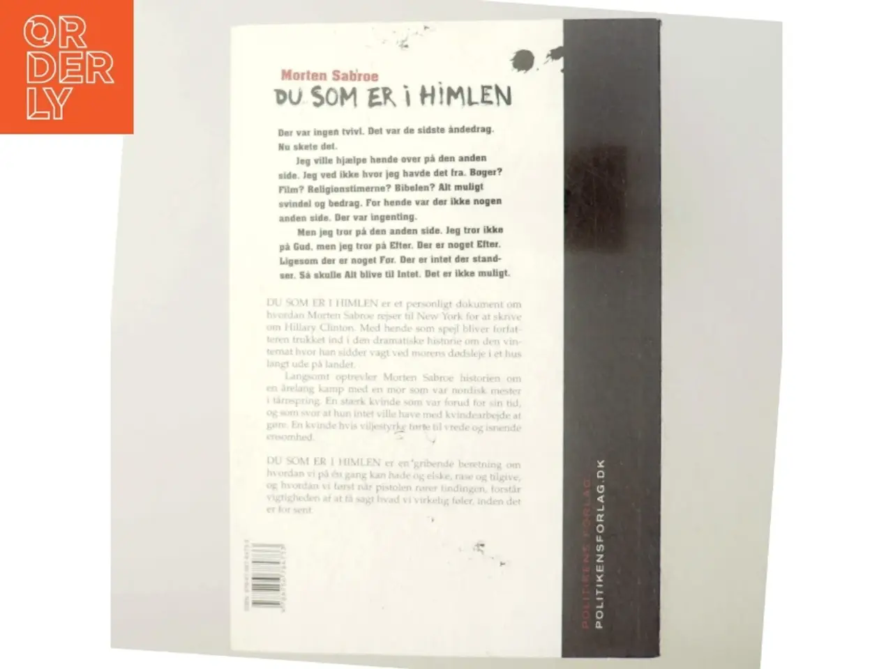 Billede 3 - Du som er i himlen af Morten Sabroe, Morten Sabroe (Bog)