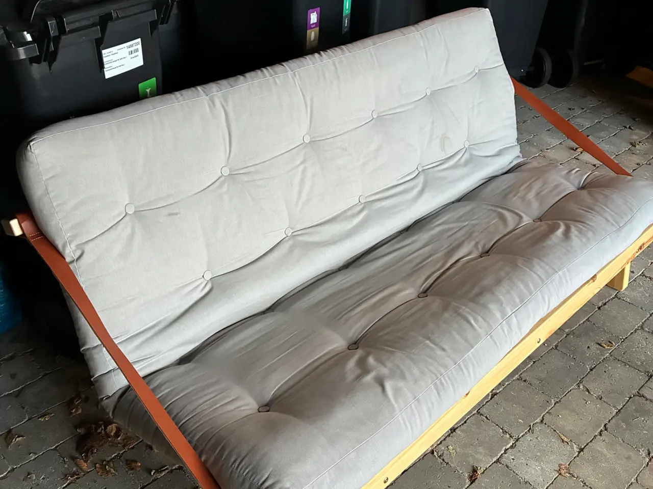 Billede 2 - Futon på træstel