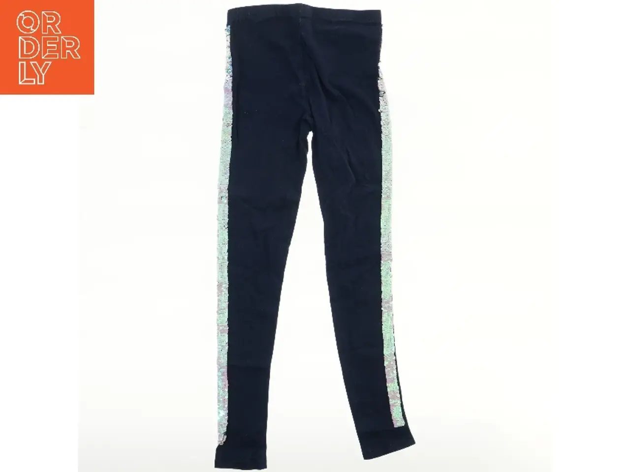 Billede 2 - Blå leggings med glimmer detaljer fra VRS (str. 134)