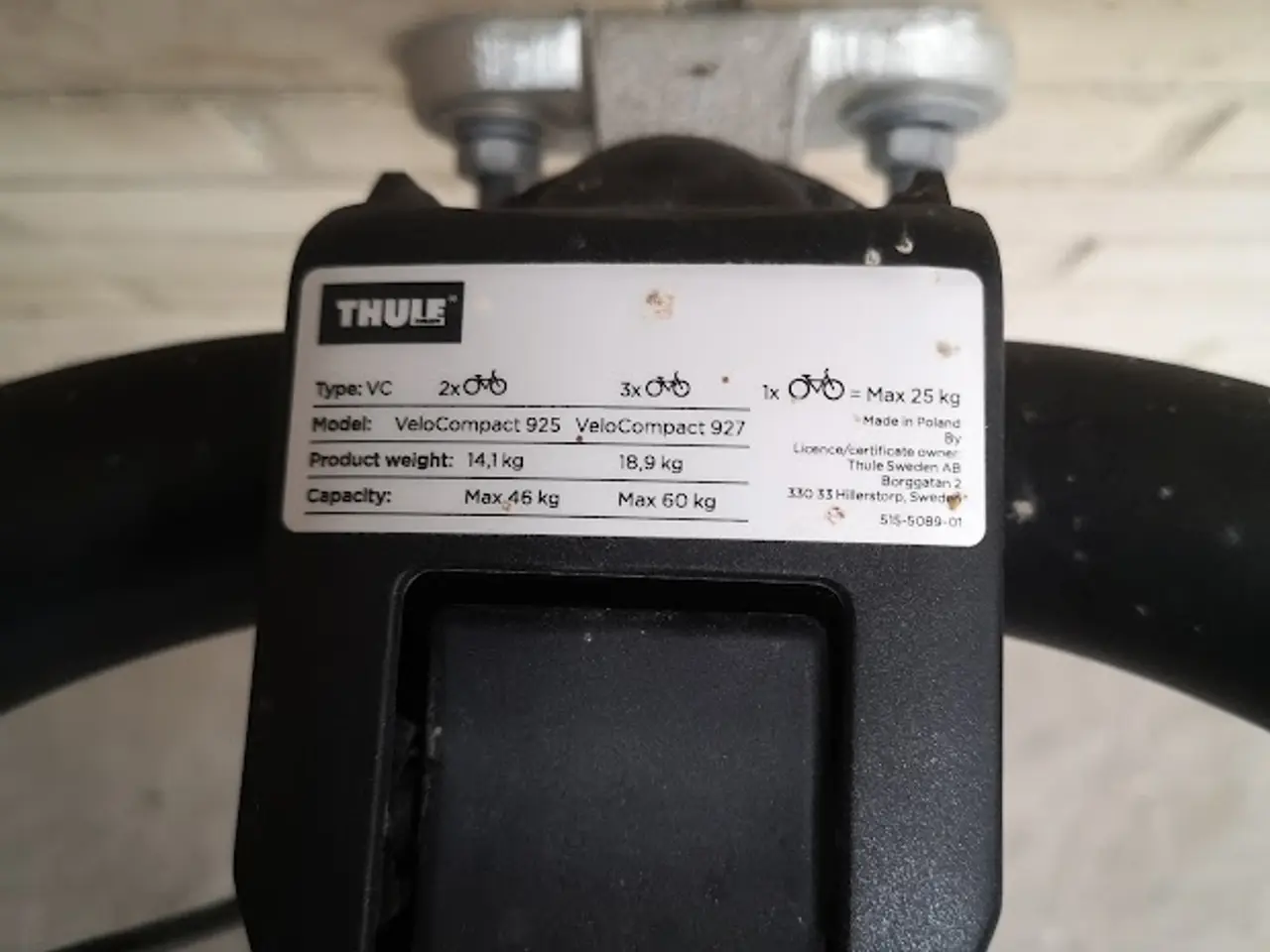 Billede 2 - Thule Cykelholder Velo Compact 925
