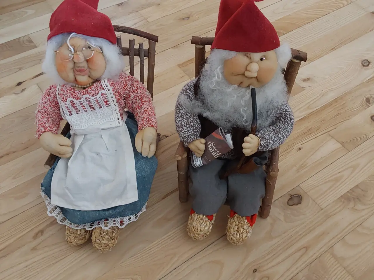 Billede 1 - Nissepar bedstemor og bedstefar