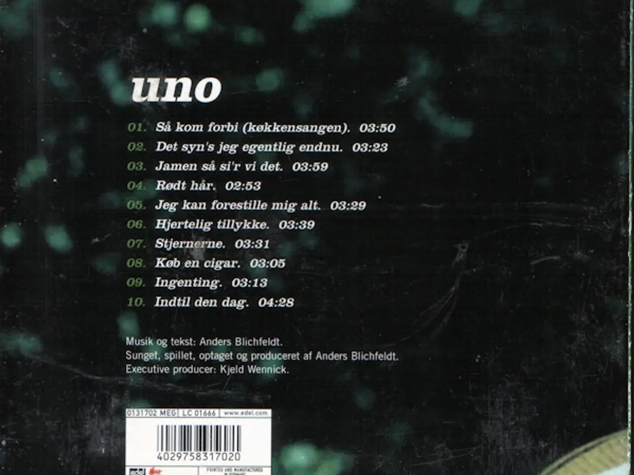 Billede 2 - Anders Blichfeldt – Uno – CD