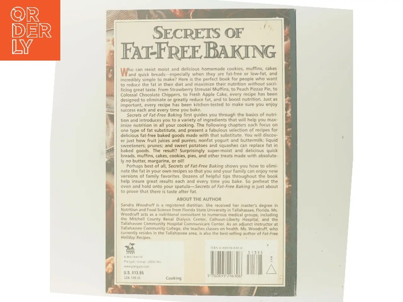 Billede 3 - Secrets of Fat-Free Baking af Sandra Woodruff (Bog)