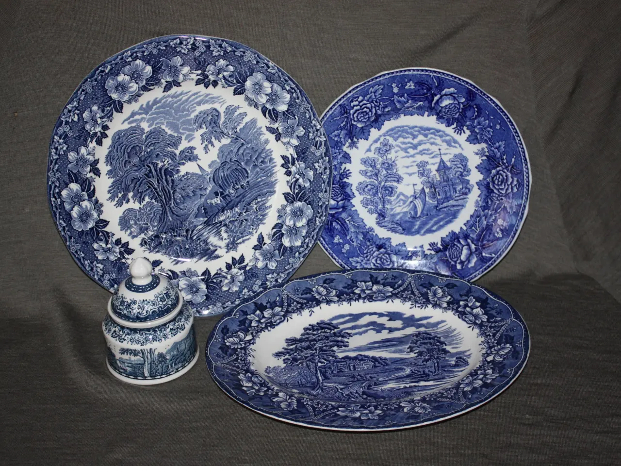 Billede 1 - Sukkerskål Villeroy & Boch Blue Castle