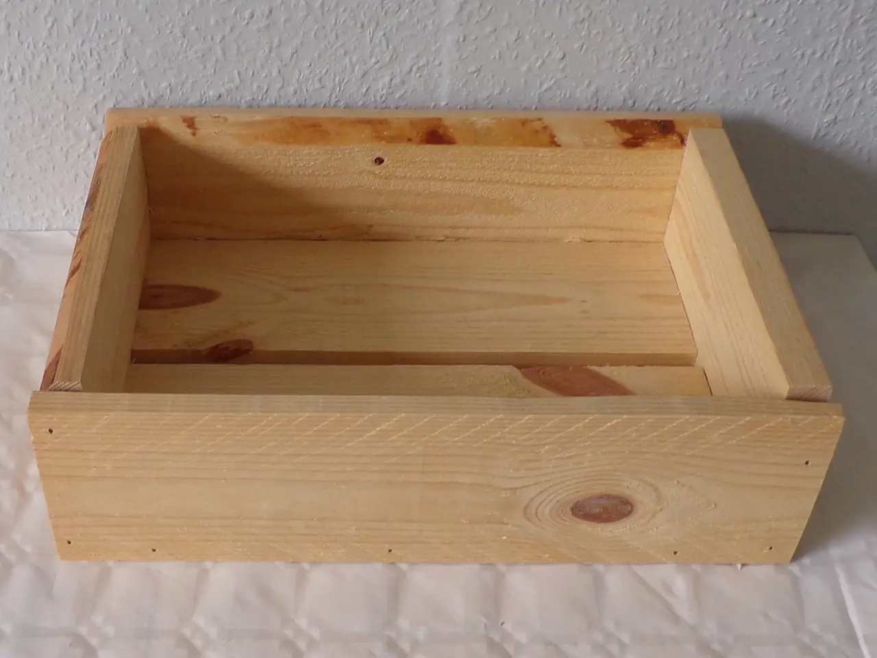 Billede 2 - Bakke i genbrugstræ 25 x 35 cm