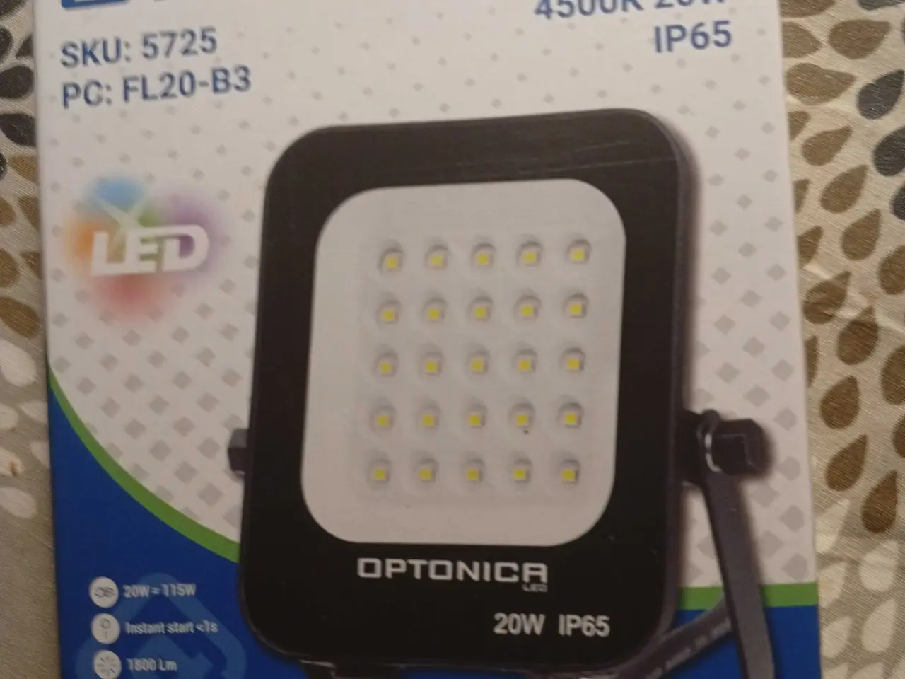 Billede 1 - Led projektør lampe 