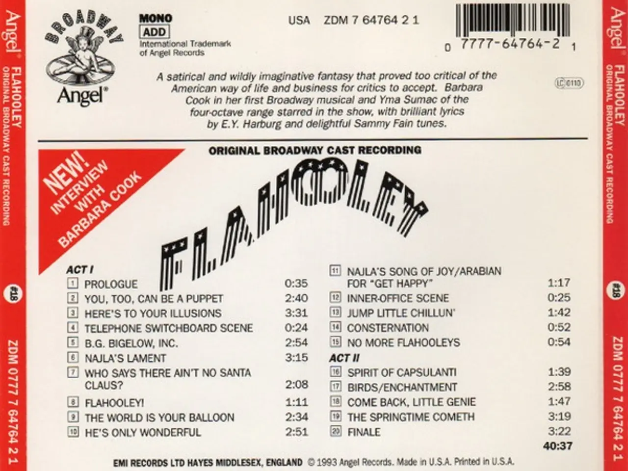 Billede 2 - Yma Sumac And The… – Flahooley (Original… – CD