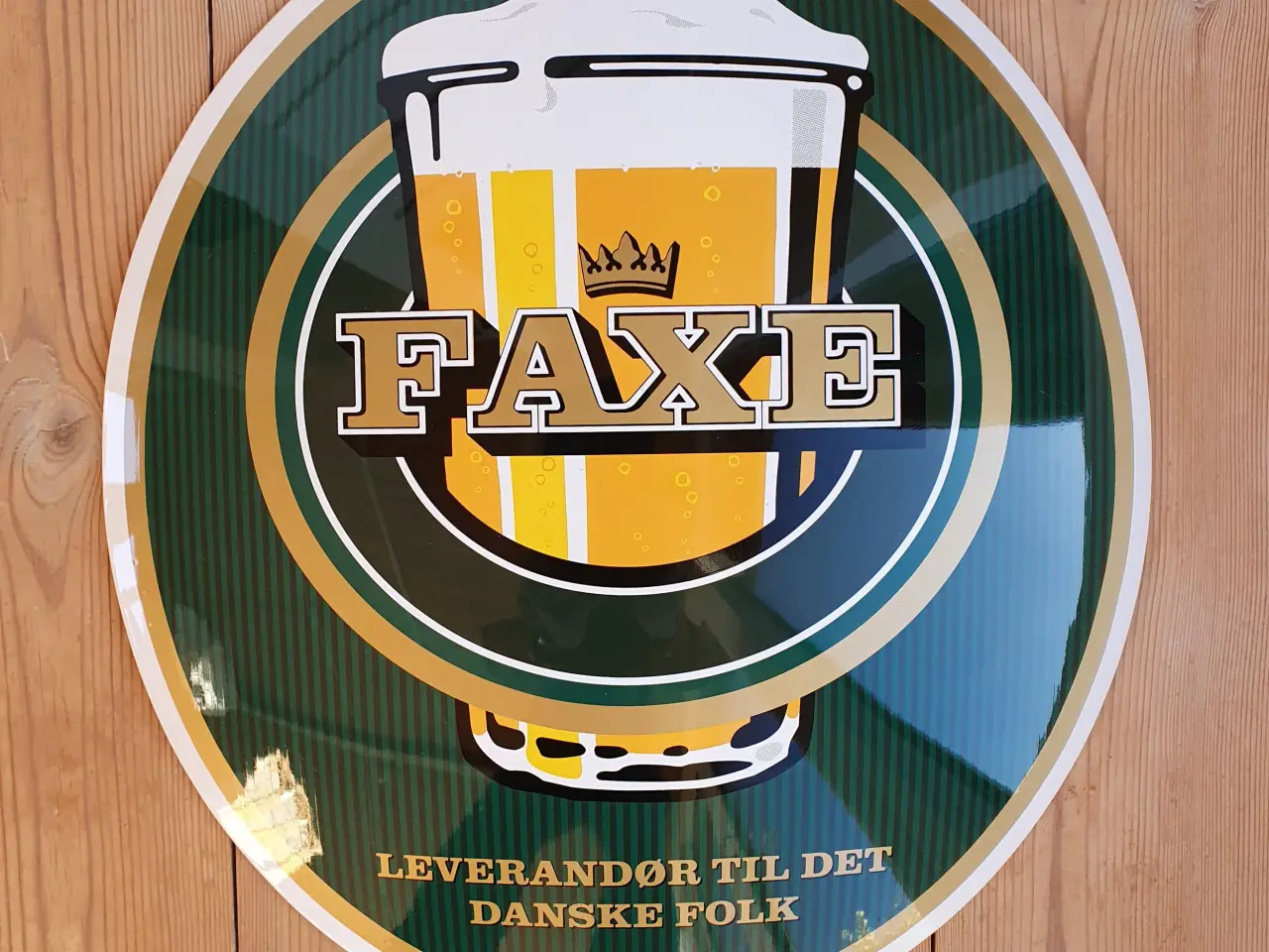 Billede 1 - Faxe ølskilt