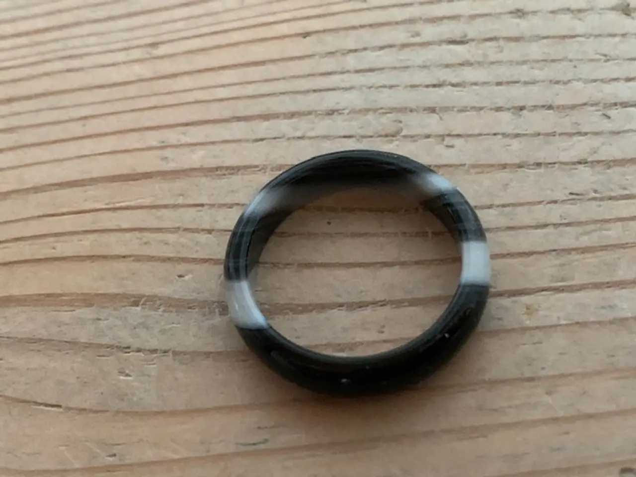 Billede 1 - Vintage ring i agat fra 1970'erne i fin stand